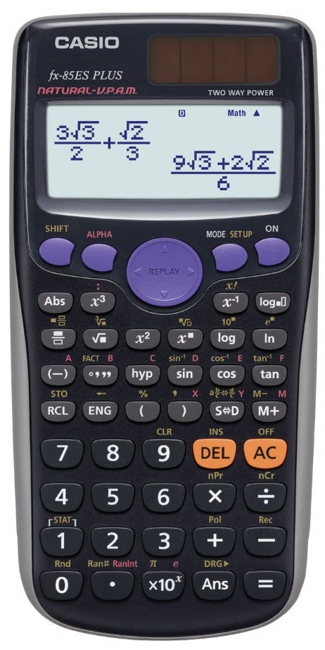 Casio fx-85ES PLUS edullisesti Laskimet.netistä. Edulliset laskimet ja laskinneuvonta samaan hintaan laskinten asiantuntijalta.