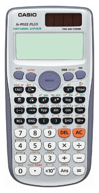 Casio fx-991ES Plus edullisesti Laskimet.netistä. Edulliset laskimet ja laskinneuvonta samaan hintaan laskinten asiantuntijalta.