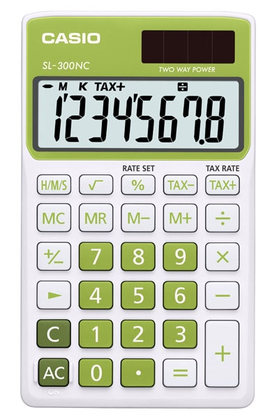 Casio SL-300NC edullisesti Laskimet.netistä. Edulliset laskimet ja laskinneuvonta samaan hintaan laskinten asiantuntijalta.