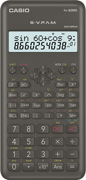 Casio fx-82MS 2nd Edition edullisesti Laskimet.netistä. Edulliset laskimet ja laskinneuvonta samaan hintaan laskinten asiantuntijalta.