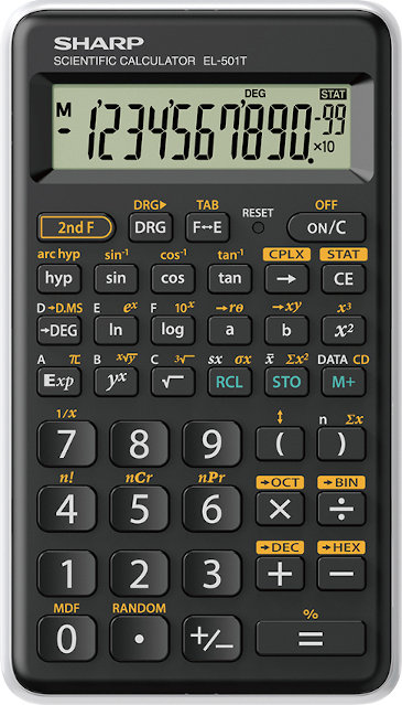 Sharp EL-501T-WH edullisesti Laskimet.netistä. Edulliset laskimet ja laskinneuvonta samaan hintaan laskinten asiantuntijalta.